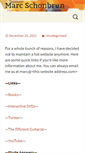 Mobile Screenshot of marcschonbrun.com